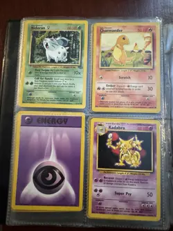 Pokemon Book Filled With First Edition, Pokemon Cards. - Image 5