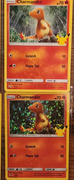 Lot 6 Cards Pokemon 2021 McDonald's Collection Charmander Squirtle Bulbasaur - Image 2
