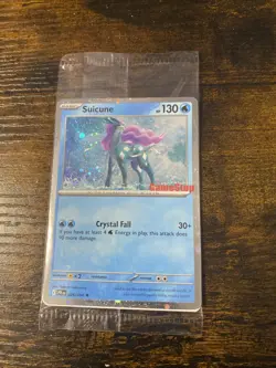 Pokemon Phantasmal Flames Suicune 026/094 Promo GameStop Sealed Stamped Rare - Image 1