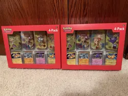 Sam’s Club Exclusive Pokemon S&V 151 Mini Tins 4-Pack Collection Unopened Lot 2 - Image 1