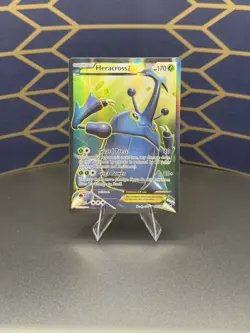 Heracross EX (105 Full Art) 105/111 XY - Furious Fists Holo Pokemon TCG NM - Image 1