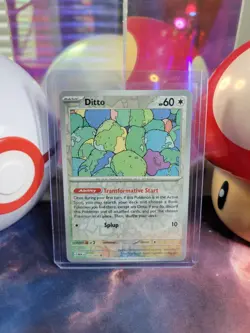 Ditto 132/165 Pokemon TCG S&V 151 Reverse Holo Rare NM - Image 1