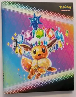 Pokemon Eevee Crystal Gems 9-Pocket Binder | Card Album Book Paldea Evolved - Image 1