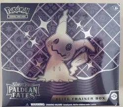 Sealed Pokemon Scarlet & Violet Paldean Fates ETB Elite Trainer Box With Tear - Image 1