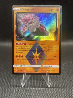 NM PACK FRESH Diancie Prism Star 74/131 SM Forbidden Light Holo Rare Pokemon - Image 1