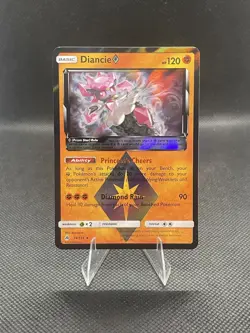 NM PACK FRESH Diancie Prism Star 74/131 SM Forbidden Light Holo Rare Pokemon - Image 2