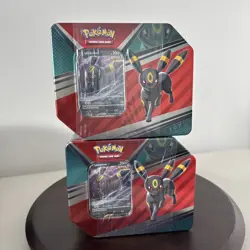 Pokemon Tcg V Heroes Tin Umbreon (5 Packs) - Image 1