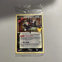 Pokemon Greninja SWSH144 Celebrations Gold Star Promo 25th Anniversary SEALED - Image 1
