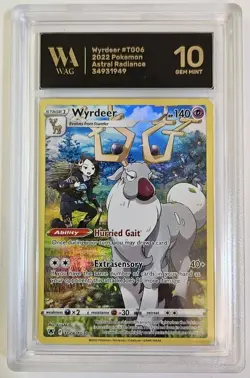 Graded WAG 10 Wyrdeer #TG06/TG30 Astral Radiance Pokemon TCG (TAG PSA CGC) - Image 1