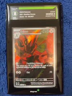 2023 Pokemon Obf En-obsidian Flames Scizor Illustration Rare 205 Degree 9 MINT - Image 2