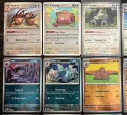 Pokemon 151 English Holo/Reverse Holo Lot 10 Cards No Duplicates NM ALL Sleeved - Image 4