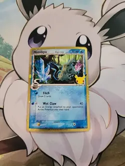 2021 Pokemon Mimikyu Delta Holo SWSH136 25th Celebrations Collection W14 - Image 1