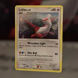 Pokemon Latias Holo Card 3/17 Pop Series LP 2008 - Image 1