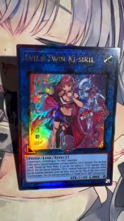 YuGiOh Asian Eng SLF1-AE086 Evil Twin Ki-siki Alternative Uncensore Art Ultimate - Image 2