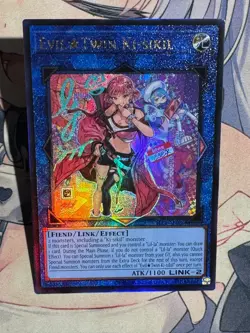 YuGiOh Asian Eng SLF1-AE086 Evil Twin Ki-siki Alternative Uncensore Art Ultimate - Image 3