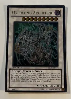 Overmind Archfiend EXVC-EN044 1st Edition Ultimate Rare Lightly Played LP - Image 2