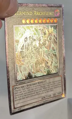 Overmind Archfiend EXVC-EN044 1st Edition Ultimate Rare Lightly Played LP - Image 3