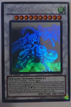 Shooting Star Dragon (Ghost Rare) STBL-EN040 Starstrike Blast 1st Edition - Image 2