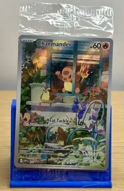 Pokemon TCG CHARMANDER 044 Obsidian Flames Holo ETB Promo Card SEALED - Image 1