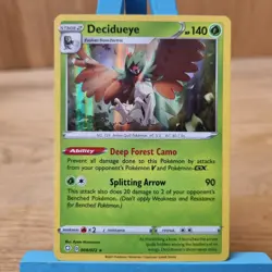 Decidueye Holo 8/72 Shining Fates Sword & Shield Pokemon Card - Image 1