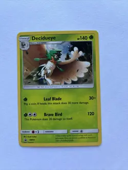 Decidueye SM55 Near Mint Rare Holo Sun & Moon Promo Pokemon Card - Image 1