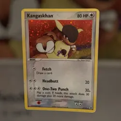 Pokemon TCG Kangaskhan EX FireRed LeafGreen Holo Rare Card 6/112 MP 2004 - Image 1