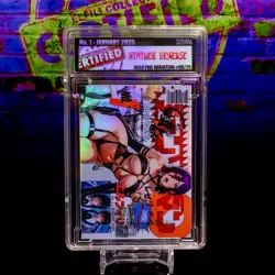 Reze Waifu Card Serial #14/25 LIMITED RELEASE Encased Custom Holo SLAB Mag CSM - Image 3