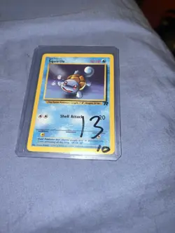 pokemon card Squirtle Excellent Condition! Rare!68/82 - Image 1