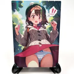 PokeGirl Gloria Sexy Hot Anime Waifu Girl Lewd Doujin Goddess Story ACG Art Card - Image 2
