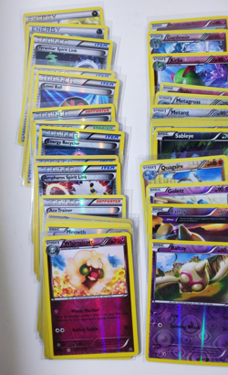Lot (50) 2017 Pokemon TCG XY Ancient Origins Reverse Holo Cards No Dupes Sleeved - Image 3