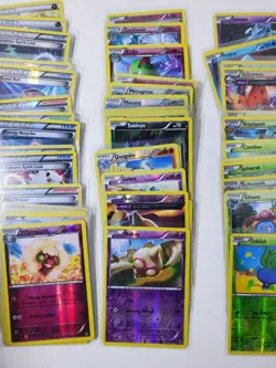 Lot (50) 2017 Pokemon TCG XY Ancient Origins Reverse Holo Cards No Dupes Sleeved - Image 4
