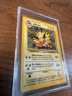 Pokemon TCG Jolteon Jungle Holo Card 4/64 Unlimited Rare, Near Mint Condition - Image 2