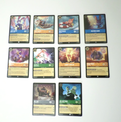 Disney Lorcana Theme Lot - Zootopia Lot of 10 Cards Judy Hopps, Nick Wilde - Image 1
