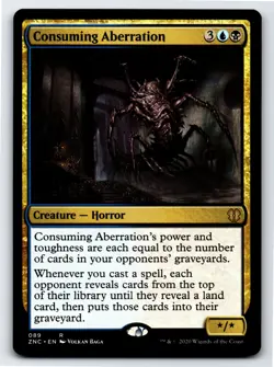 Consuming Aberration R Commander: Zendikar Rising # 89 NM Normal - Image 1