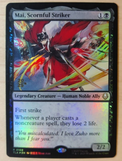 Mai Scornful Striker Foil MTG Prerelease Promo NM FREE SHIPPING - Image 1