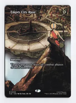 Empty City Ruse Borderless #3 Mythic - MTG TLE Avatar Eternal Legal - Image 1