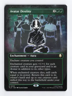 Avatar Destiny Borderless 333 Rare MTG Avatar: The Last Airbender TLA PACK FRESH - Image 1