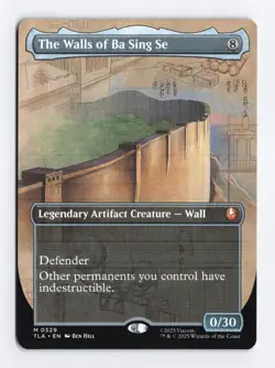 The Walls of Ba Sing Se Borderless #329 Mythic MTG Avatar The Last Airbender TLA - Image 1