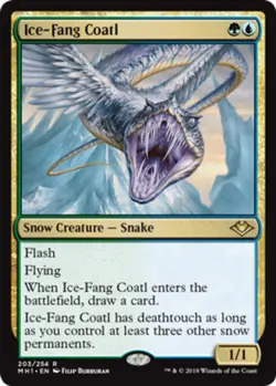 1x Ice-Fang Coatl NM-Mint, English Modern Horizons MTG Magic - Image 1