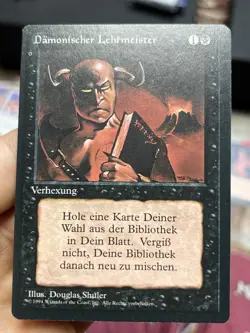 German FBB • Demonic Tutor • Pack Fresh • Mtg (1837) - Image 1
