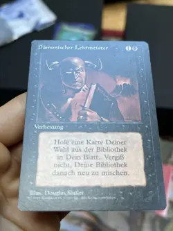 German FBB • Demonic Tutor • Pack Fresh • Mtg (1837) - Image 2
