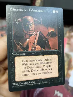German FBB • Demonic Tutor • Pack Fresh • Mtg (1837) - Image 3