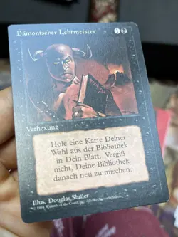 German FBB • Demonic Tutor • Pack Fresh • Mtg (1837) - Image 4