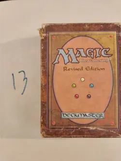 MTG * Revised Empty Deck Box* (Used) Magic the Gathering - Image 1