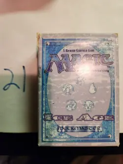 MTG * Ice Age Empty Deck Box* (Used) Magic the Gathering W/ Rulebook - Image 2
