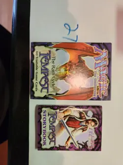 MTG *Tempest Empty Deck Box W/ Rulebook* (Used) Magic the Gathering - Image 1
