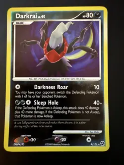 Pokemon TCG Great Encounters Darkrai 4/106 - Reverse Holo Card Near Mint - Image 1