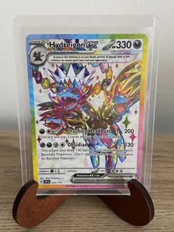 Hydreigon ex 223/191 Sv08 Surging Sparks - Ultra Rare Holo - NM - Pokemon TCG - Image 2
