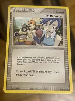 TV Reporter 88/97 EX Dragon Uncommon Pokemon Card - Image 1