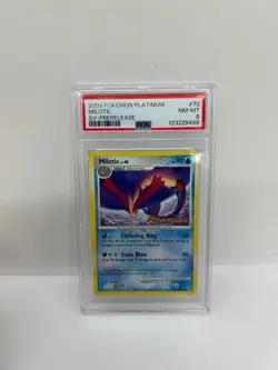 2009 Pokemon Platinum Supreme Victors Milotic Prerelease 70/147- PSA 8 NM/MT - Image 1